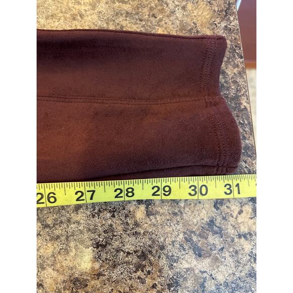 Spanx NEW Size Large Faux Suede Leggings Dark Terracotta Womens - Picture 10 of 11